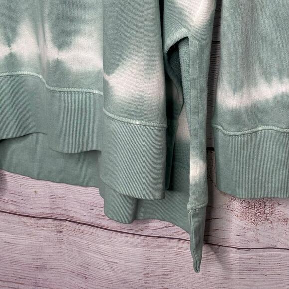 Lucky Brand Sage Green Tie Dye Lounge Comfort Pullover Sweatshirt Size Large - Picture 5 of 8